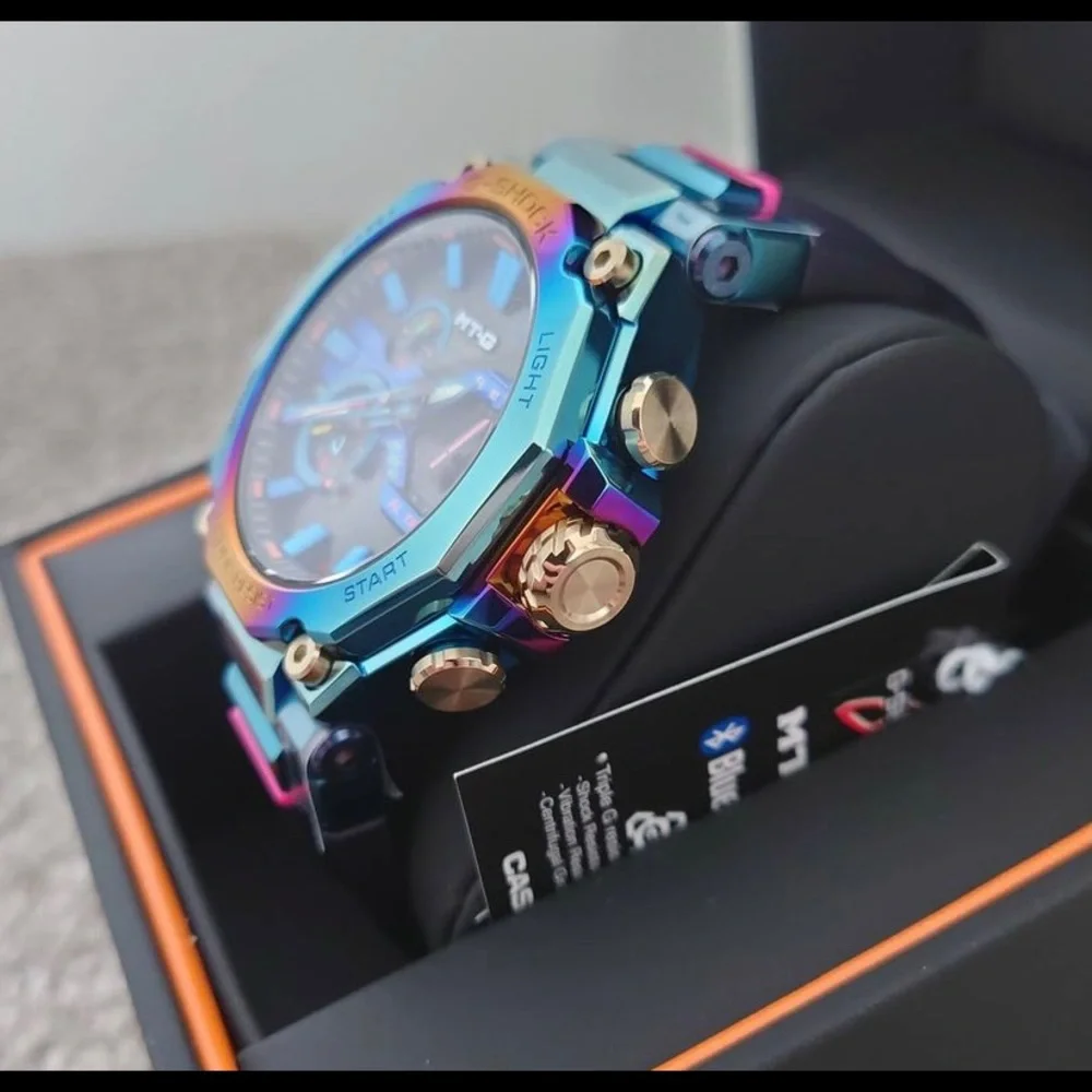 G Shock Blue Phoenix Rainbow Limited Edition